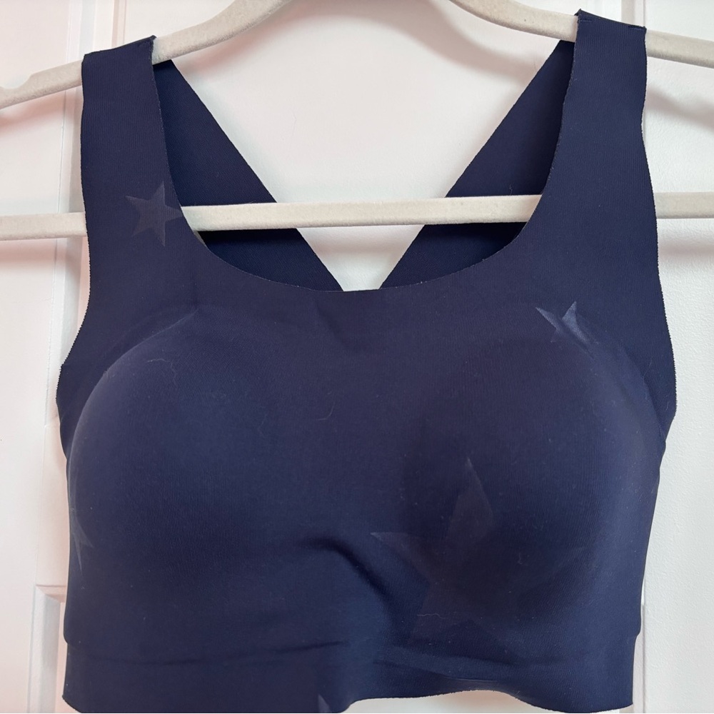 GapFit Sports Bra – Navy Blue, Size 34B